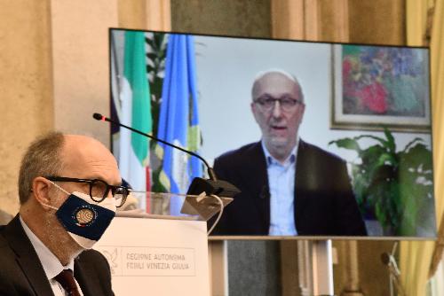 Il vicegovernatore del Friuli Venezia Giulia con deleghe a Salute, politiche sociali e disabilità e Protezione Civile Riccardo Riccardi
